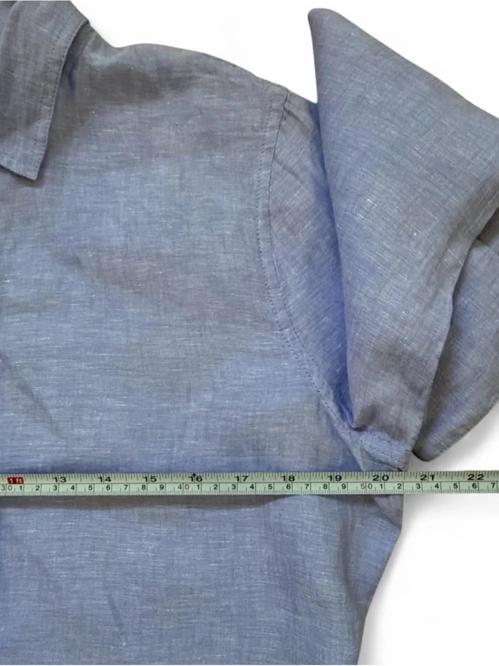 J. Crew Men’s Light Blue Linen Button-Down Shirt